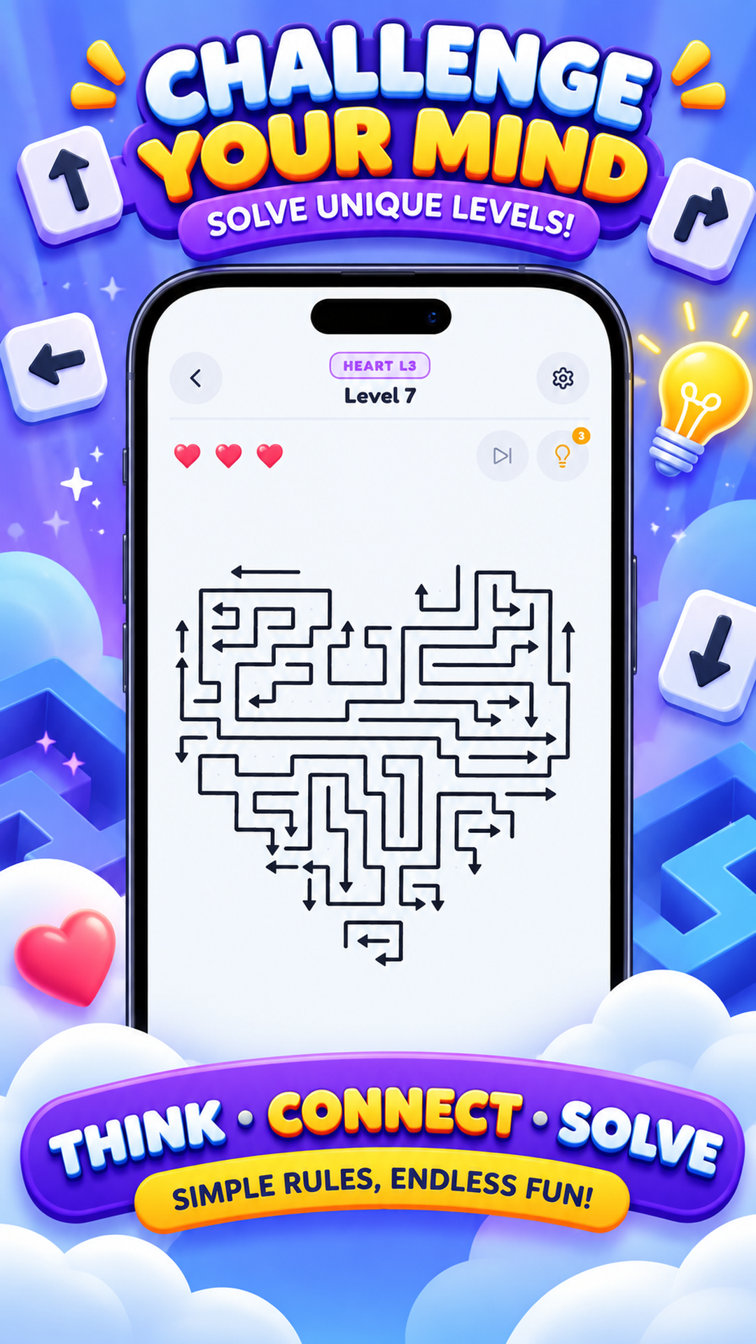 Arrow Ai Level 7 Crown Puzzle - Play Console Screenshot